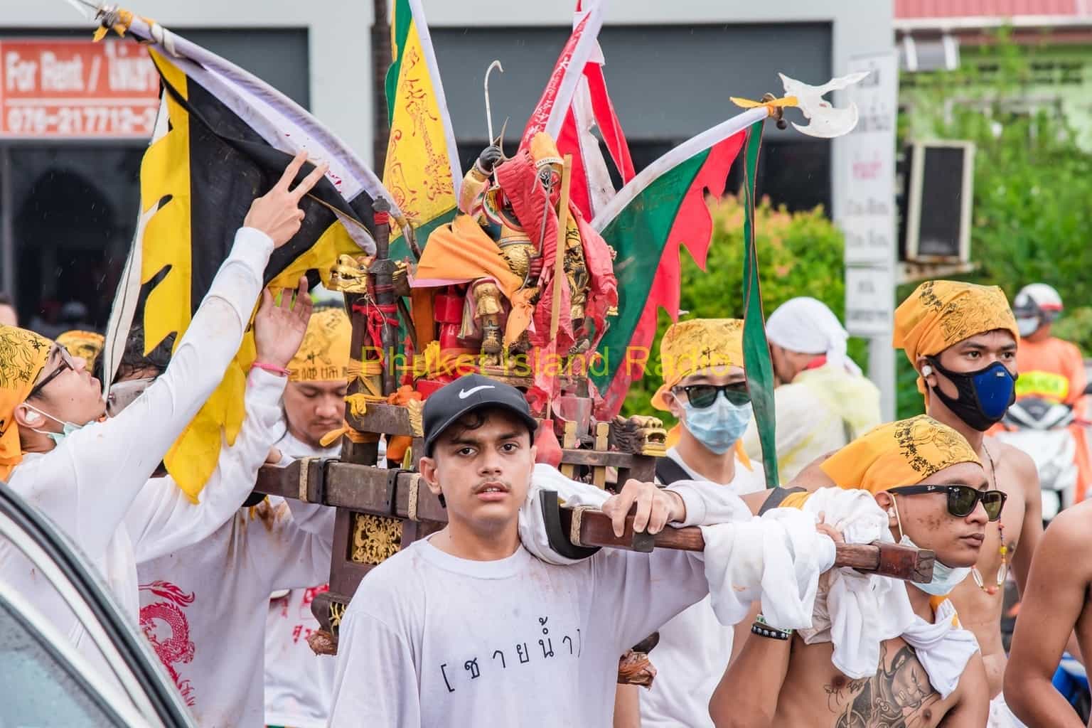 First Parade of the 2016 Phuket Vegetarian Festival