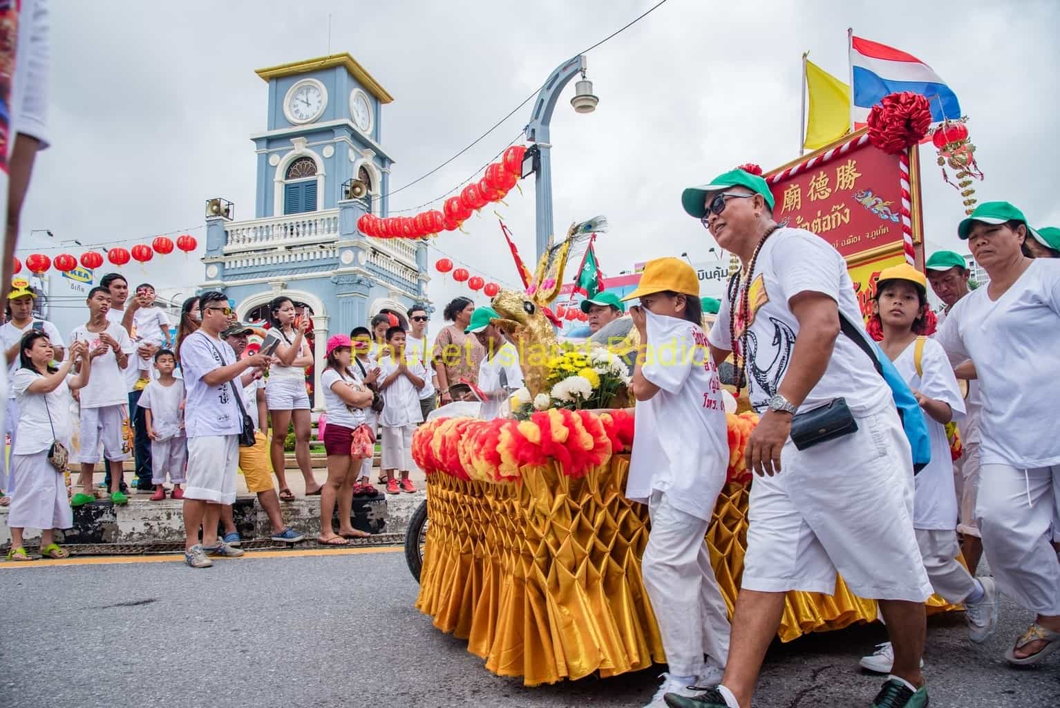 Second parade of the Phuket Vegetarian Festival in Phuket Town