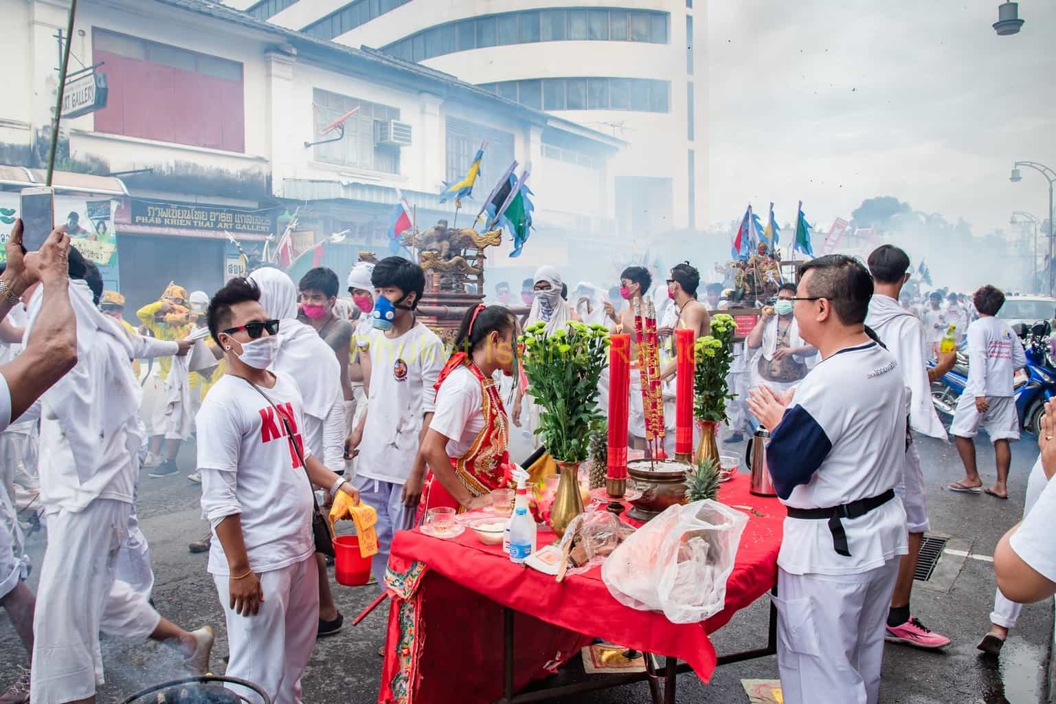 Vegetarian Festival Parade Wednesday in Phuket