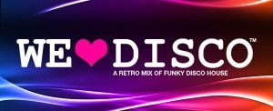 We Love Disco on Phuket Fm radio web banner