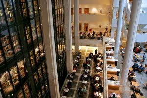 PICTURE of the Kings Library at the British Library