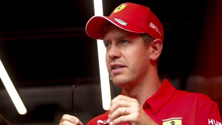 Sebastian Vettel in Singapore