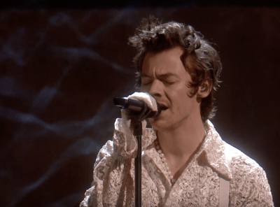 Harry Styles Perform ‘Falling’ at 2020 BRIT Awards