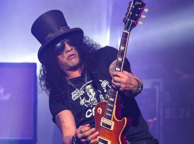 Slash best known from the band Guns N' Roses