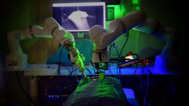 Robotic surgery – performed at Johns Hopkins University