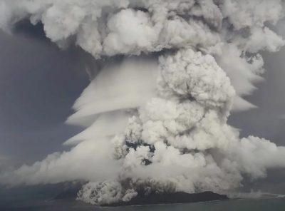 The Tonga eruption 2022 one year on.