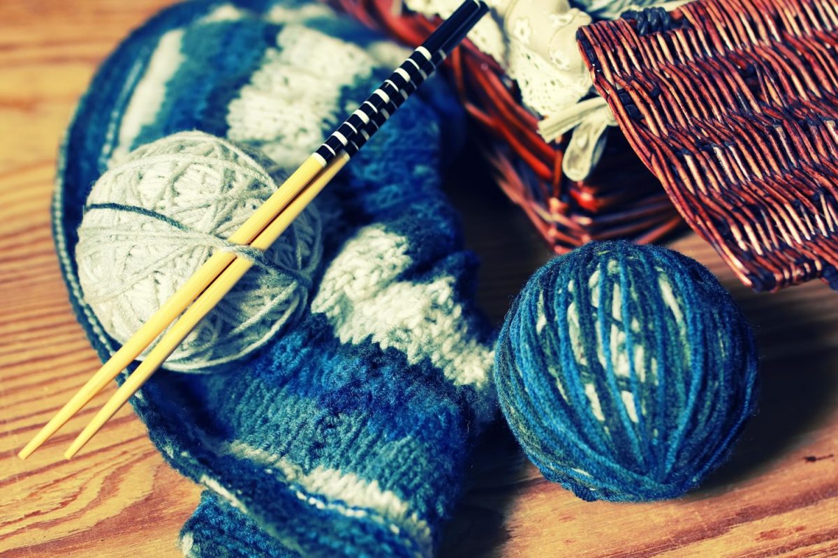 knitting or crochet